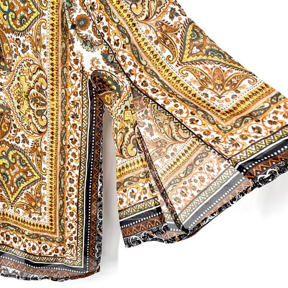 Figueroa Fig & Flower Sz Large Boho Bohemian Shirt Top Summer - Picture 6 of 10